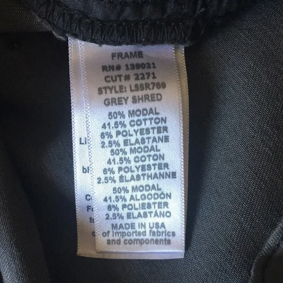 Frame Denim gray distressed skinny jeans - Picture 5 of 8